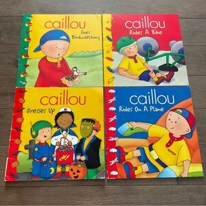 Caillou Kids Storybook Set - Colorful Adventure Series